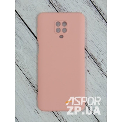 Накладка (з мікрофіброю) Aspor Silicone Full для Xiaomi Redmi Note 9S/Note 9 Pro- рожевий Накладка (з мікрофіброю) Aspor Silicone Full для Xiaomi Redmi Note 9S/Note 9 Pro- рожевий