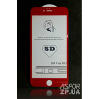 Скло захисне 5D Aspor для iPhone 6 Plus загартоване- червоний Скло захисне 5D Aspor для iPhone 6 Plus загартоване- червоний
