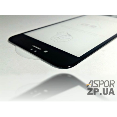 Скло захисне 5D Aspor для iPhone 6 Plus загартоване- чорний