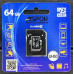 Карта пам`яті Aspor MicroSDHC 64GB UHS-III (Class 10) + SD adapter