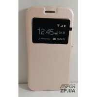 Чохол-книжка Nilkin carbon для Huawei Y3 2017- бежевий