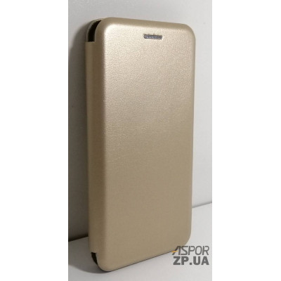 Чохол-книжка Premium Leather Case для Xiaomi Mi 9 SE в тех. упаковці- золотий Чохол-книжка Premium Leather Case для Xiaomi Mi 9 SE в тех. упаковці- золотий