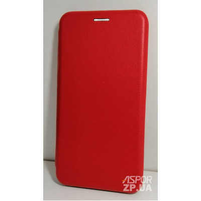 Чохол-книжка Premium Leather Case для Xiaomi Mi A3/CC9E в тех. упаковці- червоний Чохол-книжка Premium Leather Case для Xiaomi Mi A3/CC9E в тех. упаковці- червоний