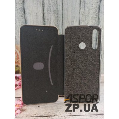 Чохол-книжка Premium Leather Case для Huawei Y6P в тех. упаковці- золотий