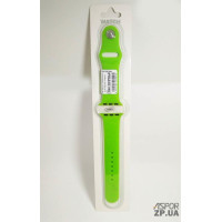 Ремінець Soft Touch для Apple Watch 38/40/41/42mm(ser.10)- салатовий Ремінець Soft Touch для Apple Watch 38/40/41/42mm(ser.10)- салатовий