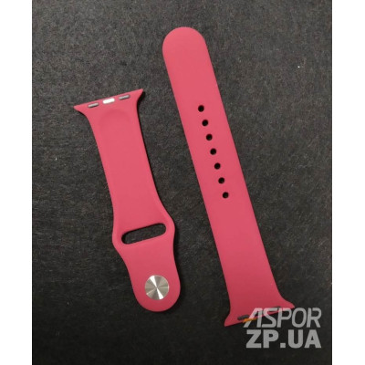 Ремінець Soft Touch для Apple Watch 38/40/41/42mm(ser.10)- рожево-червоний Ремінець Soft Touch для Apple Watch 38/40/41/42mm(ser.10)- рожево-червоний