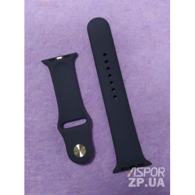 Ремінець Soft Touch для Apple Watch 42(ser.1-3)/44/45/46/49mm- темно-синій Ремінець Soft Touch для Apple Watch 42(ser.1-3)/44/45/46/49mm- темно-синій