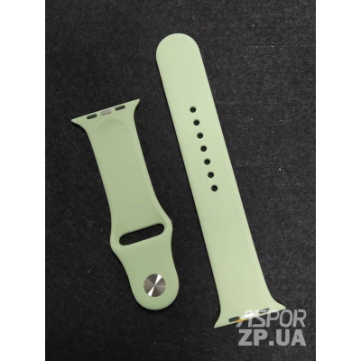 Ремінець Soft Touch для Apple Watch 42(ser.1-3)/44/45/46/49mm- м`ятно-зелений Ремінець Soft Touch для Apple Watch 42(ser.1-3)/44/45/46/49mm- м`ятно-зелений