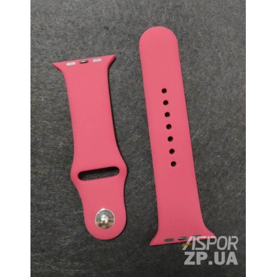 Ремінець Soft Touch для Apple Watch 42(ser.1-3)/44/45/46/49mm- рожево-червоний Ремінець Soft Touch для Apple Watch 42(ser.1-3)/44/45/46/49mm- рожево-червоний