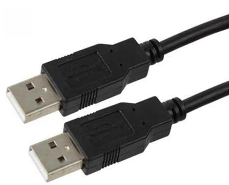 USB кабель AM/AM (1.5м)- чорний