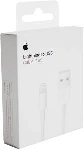 USB кабель Apple Lightning 1м в оріг упаковці- білий