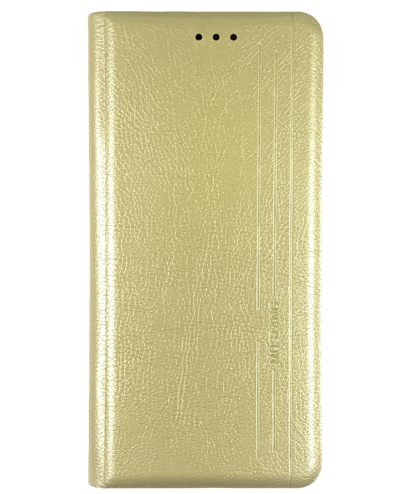 Чохол-книжка Premium Leather Case NEW для Xiaomi Redmi Note 11 5G / Poco M4 Pro 5G- золотий