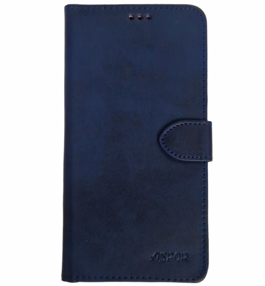 Чохол-книжка Leather Folio New для Samsung A55 (магнітна застібка)- синій