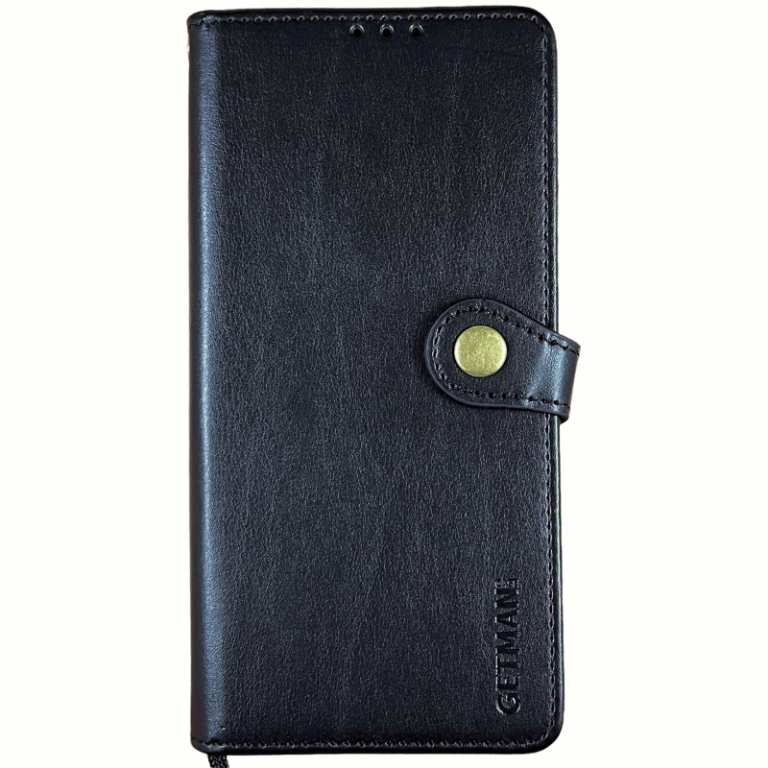 Чохол-книжка GETMAN Gallant шкіряний для Xiaomi Redmi Note 11 Pro 4G / 5G / Redmi Note 12 Pro 4G / Note 11E Pro - чорний