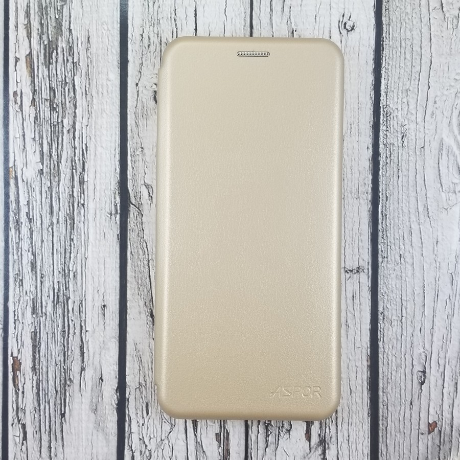 Чохол-книжка Aspor leather 360 для Xiaomi Redmi Note 9T- золотий