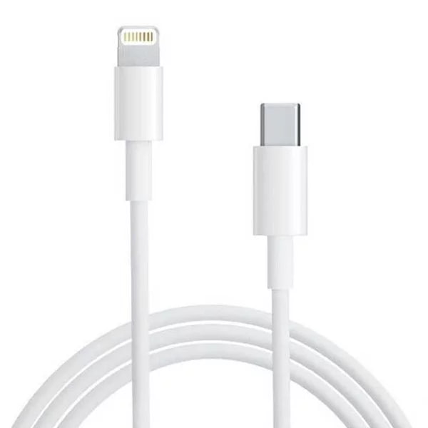 USB-C кабель iPhone Type-C to Lightning 2м- білий