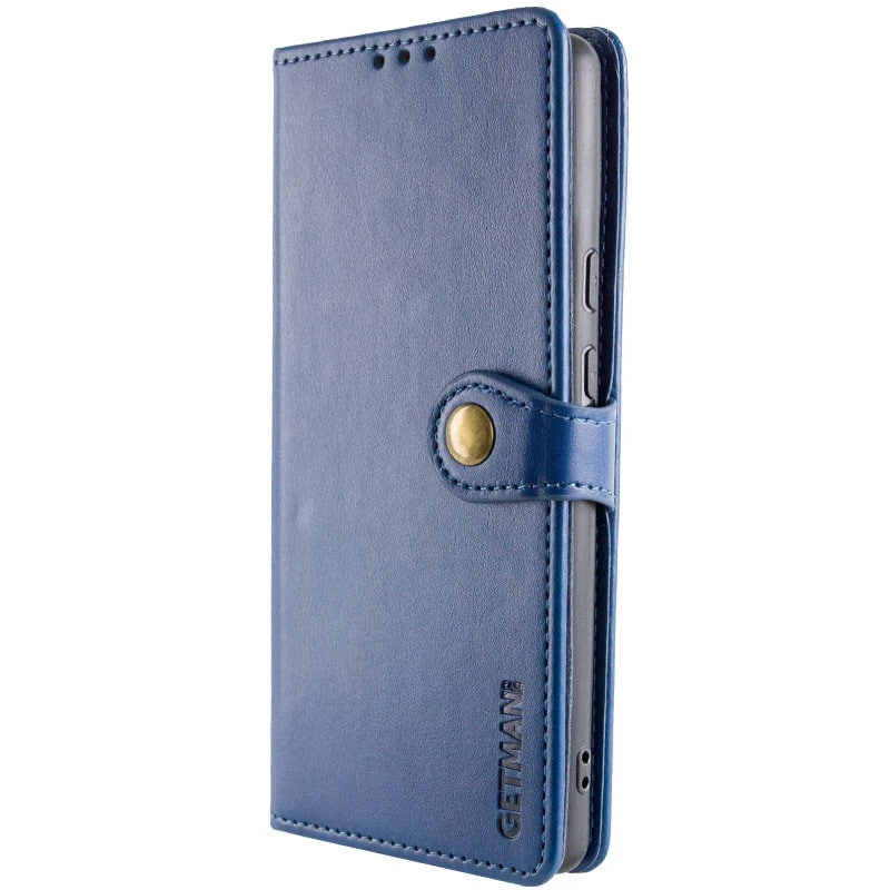 Чохол-книжка GETMAN Gallant шкіряний для Xiaomi Redmi Note 15 Pro Plus 5G / Poco M8 Pro- синій