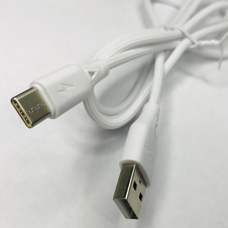 USB кабель Aspor AC-07 Type-C 2.4A/1м- білий