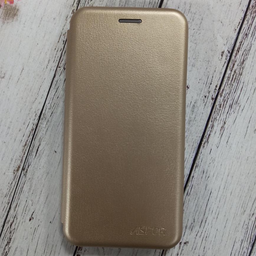 Чохол-книжка Premium Leather Case для Samsung M11/M115 в тех. упаковці- золотий