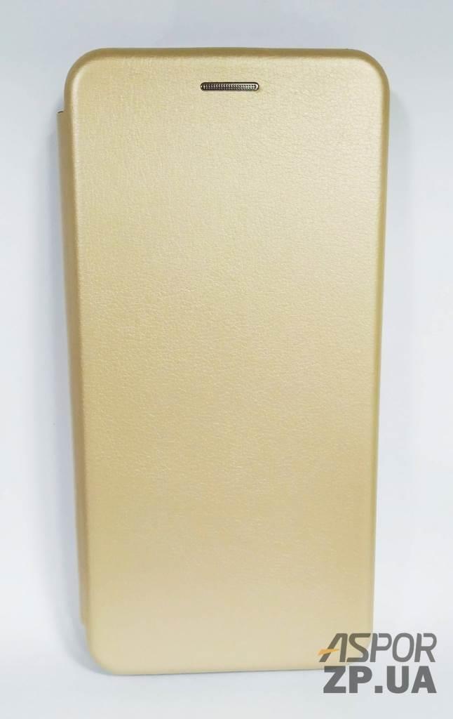 Чохол-книжка Premium Leather Case для Samsung A9 2018/A920 в тех. упаковці- золотий