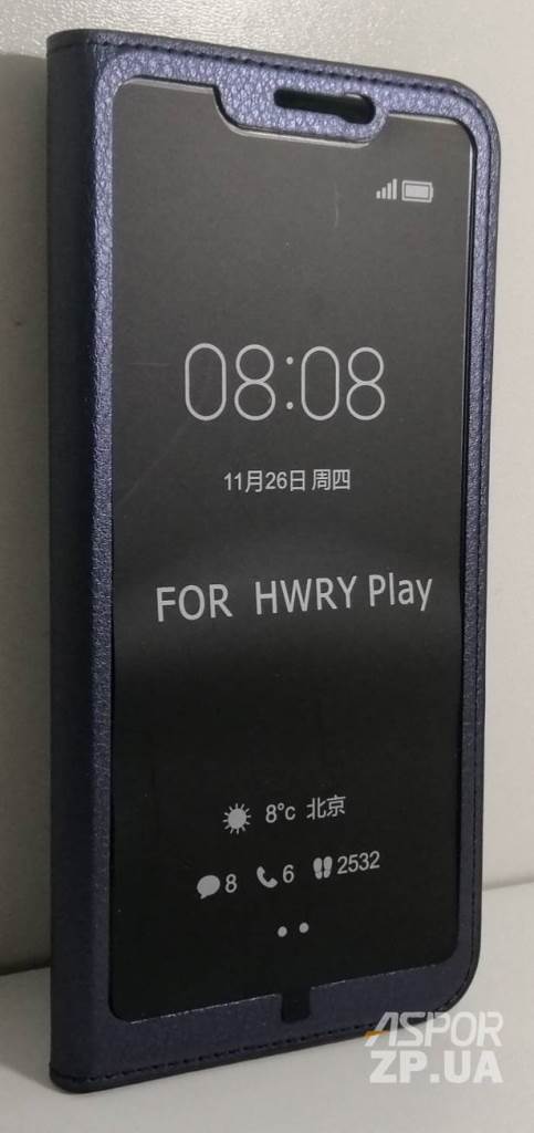 Чохол-книжка Slim open case для Huawei Honor Play- синій