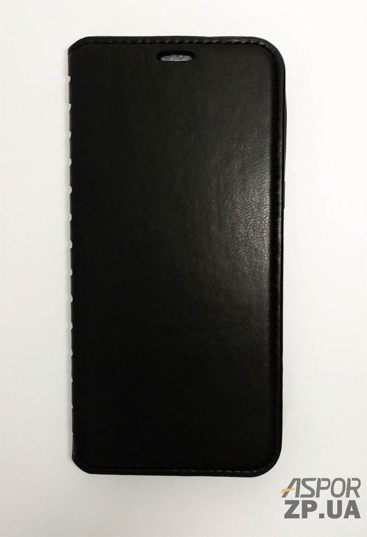 Чохол-книжка Leather Folio для Samsung A8 2018/A530- чорний