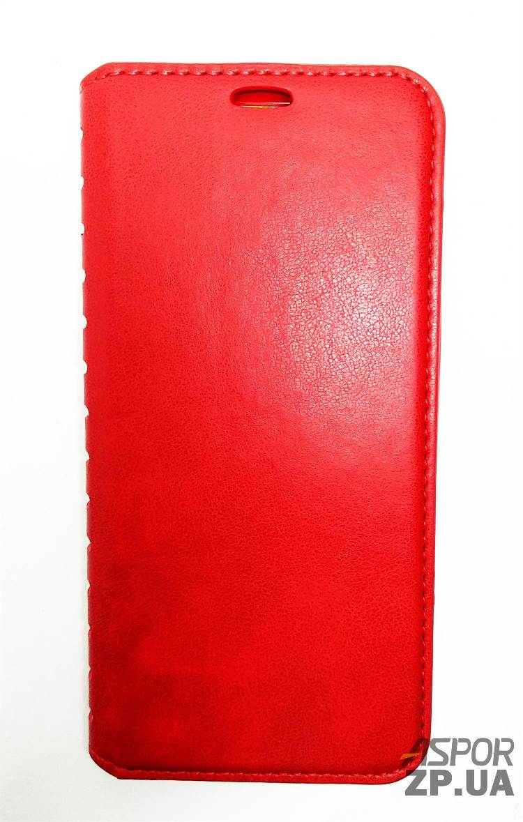 Чохол-книжка Leather Folio для Samsung A8 2018/A530- червоний