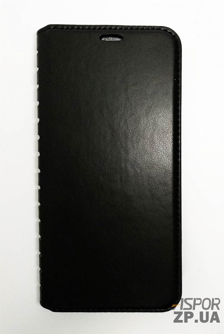 Чохол-книжка Leather Folio для Samsung A8 Plus/A730- чорний
