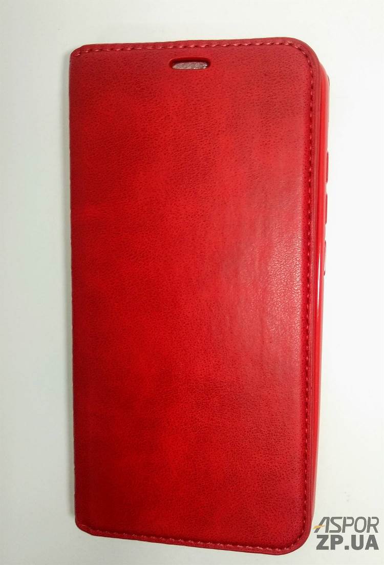 Чохол-книжка Leather Folio для Xiaomi Redmi Note 6 Pro- червоний