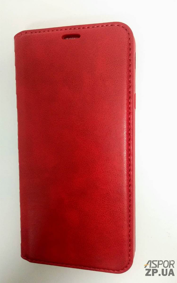 Чохол-книжка Leather Folio для Samsung J4 Plus/J415- червоний