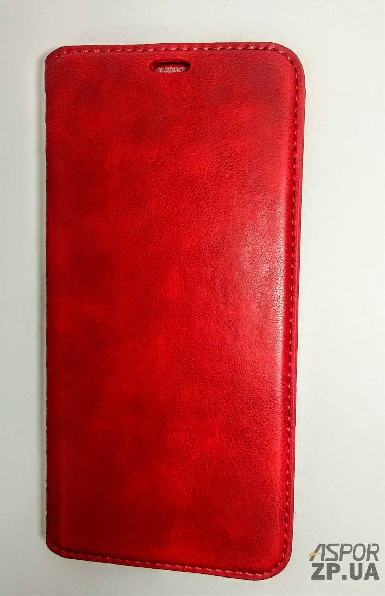 Чохол-книжка Leather Folio для Xiaomi Mi 8 2018- червоний