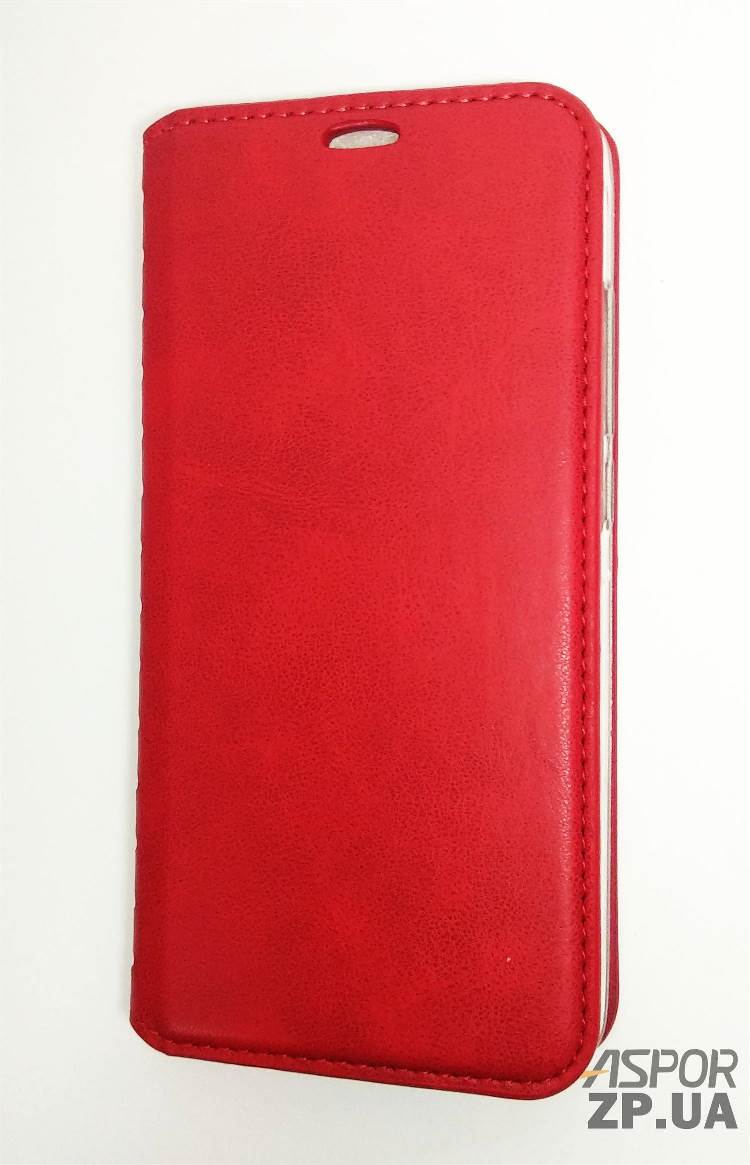 Чохол-книжка Leather Folio для Meizu Pro 6- червоний