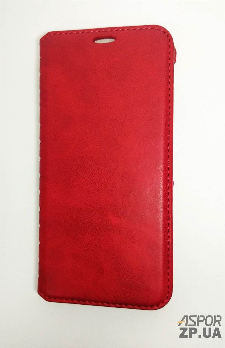 Чохол-книжка Leather Folio для Meizu Pro 7- червоний