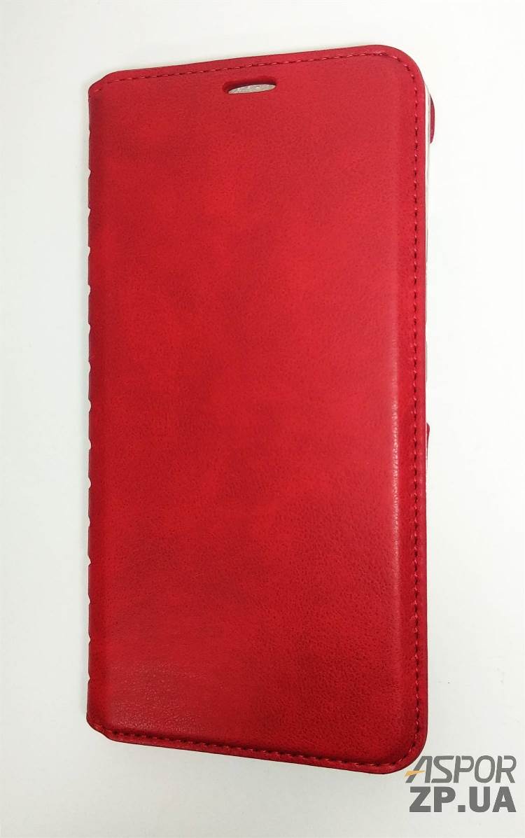Чохол-книжка Leather Folio для Meizu Pro 7 Plus- червоний