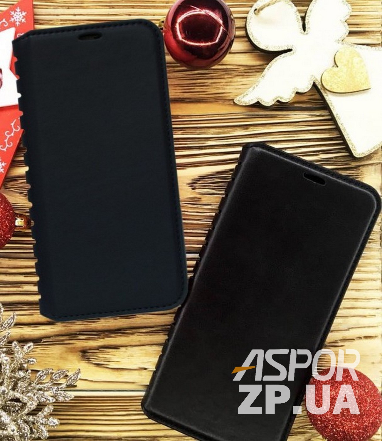 Чохол-книжка Leather Folio для Samsung A41/A415- синій