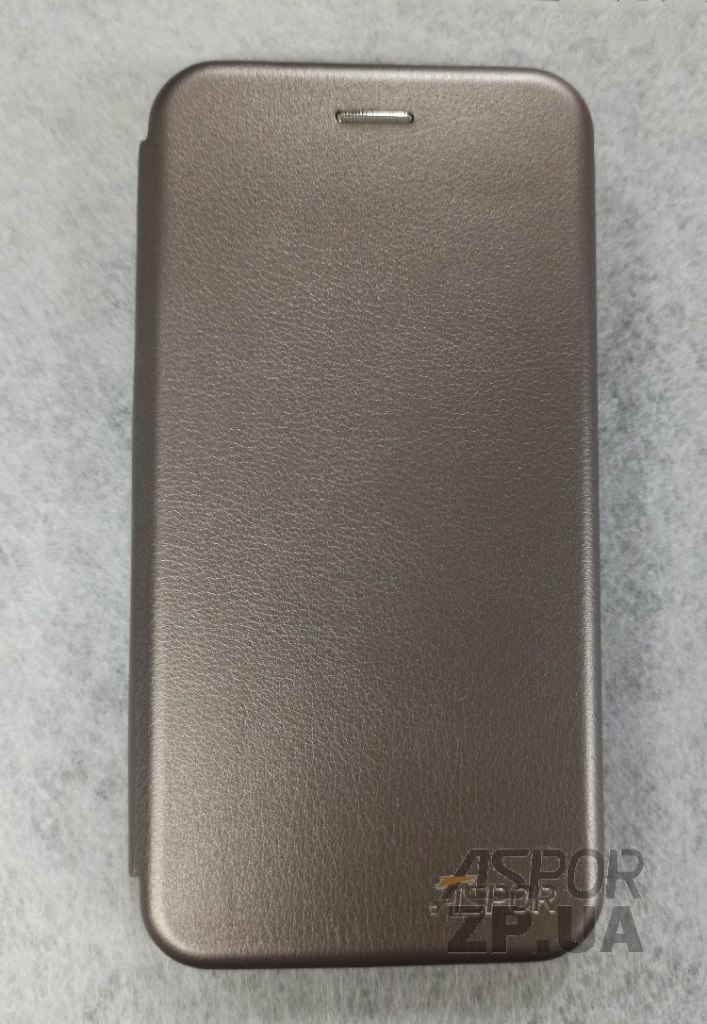 Чохол-книжка Aspor leather для Samsung A8 Plus 2018/A730- графітовий