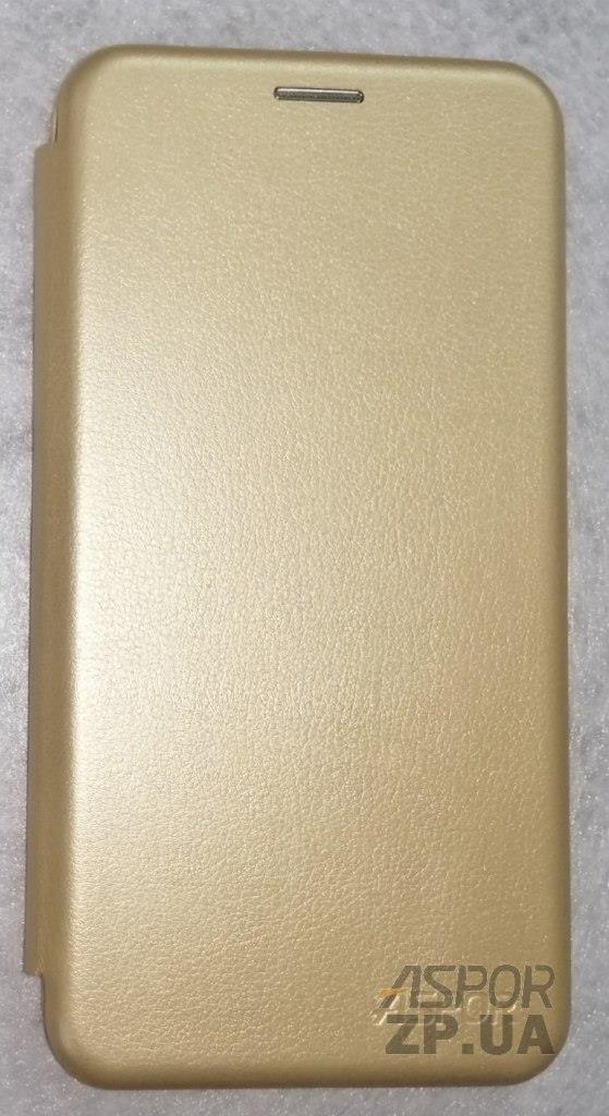 Чохол-книжка Aspor leather для Huawei Y6 Prime 2018- золотий