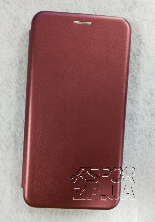 Чохол-книжка Aspor leather для Xiaomi Pocophone F1- бордовий