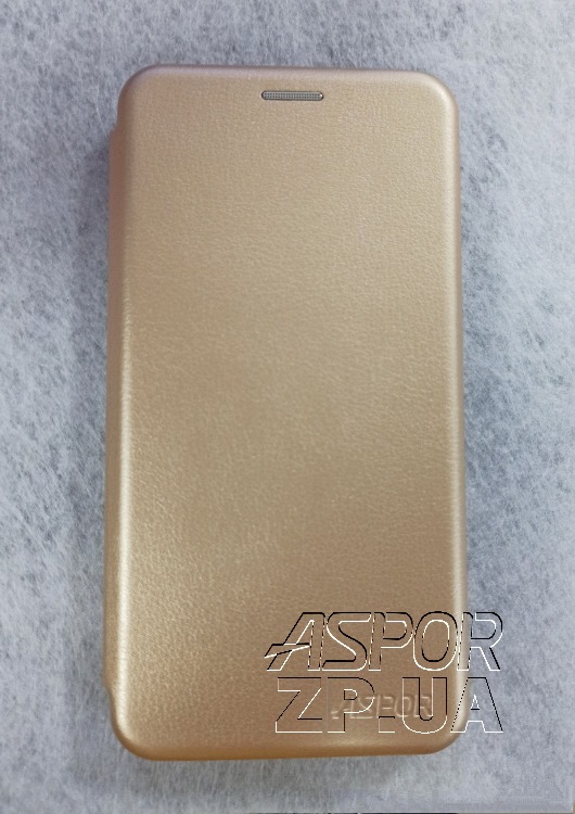 Чохол-книжка Aspor leather для Xiaomi Pocophone F1- золотий