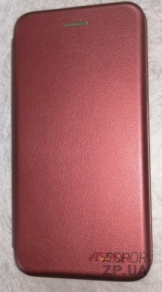 Чохол-книжка Aspor leather для Meizu 15- бордовий