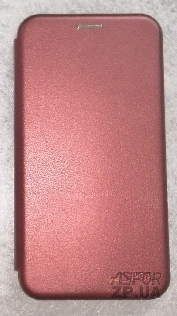 Чохол-книжка Aspor leather для Meizu 16- бордовий