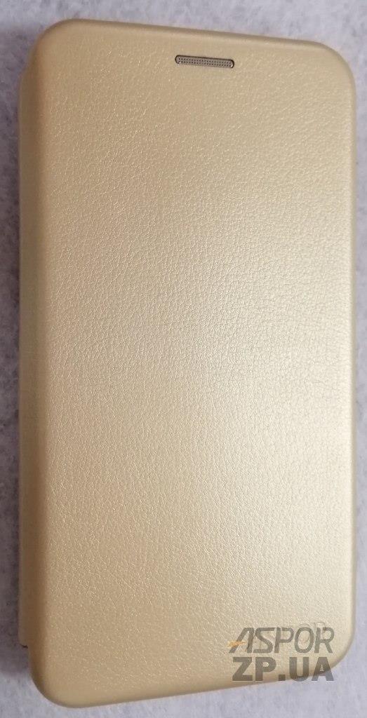 Чохол-книжка Aspor leather для Meizu 16- золотий
