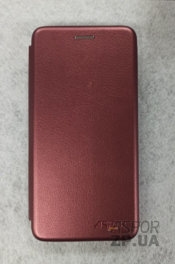 Чохол-книжка Aspor leather для Meizu Pro 7- бордовий
