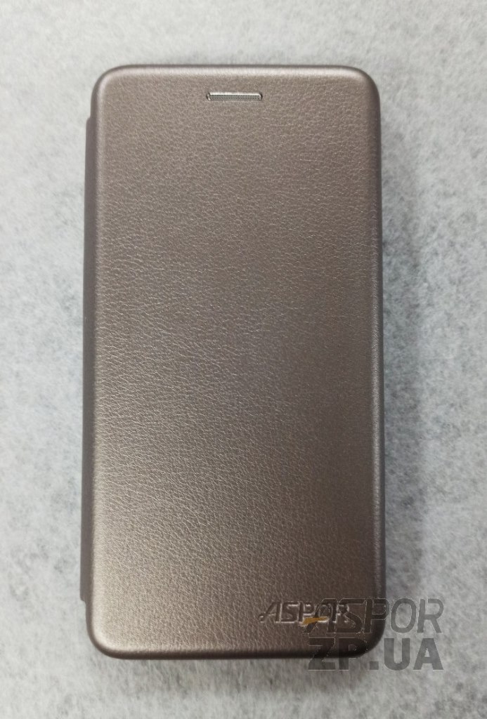 Чохол-книжка Aspor leather для Meizu Pro 7- графітовий