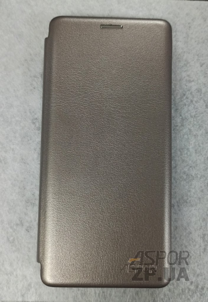 Чохол-книжка Aspor leather для Samsung A920F/A9 2018- графітовий