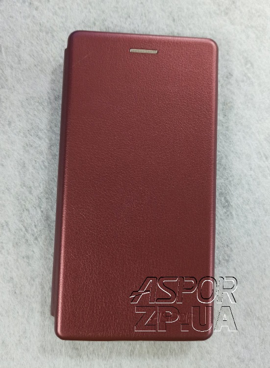Чохол-книжка Aspor leather для Xiaomi Mi 8 SE- бордовий