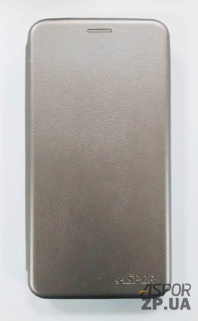 Чохол-книжка Aspor leather для Xiaomi Pocophone F1- графітовий
