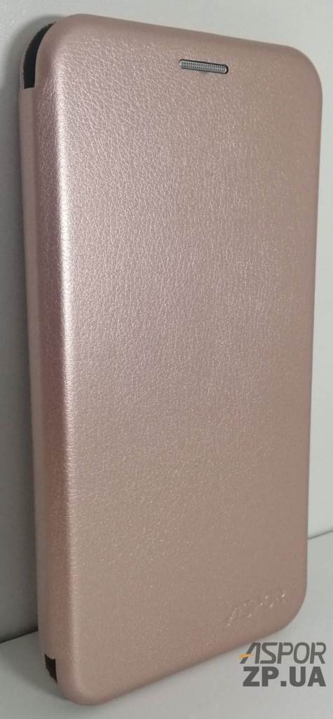 Чохол-книжка Aspor leather для Samsung M30/M305- рожеве золото