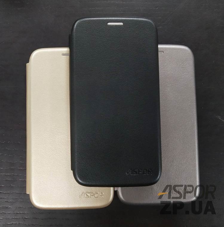 Чохол-книжка Aspor leather для Xiaomi Redmi Go- графітовий