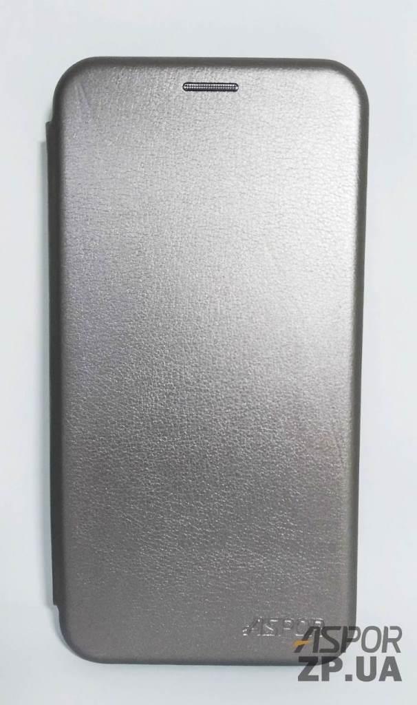 Чохол-книжка Aspor leather для iPhone 11 Pro Max- графітовий